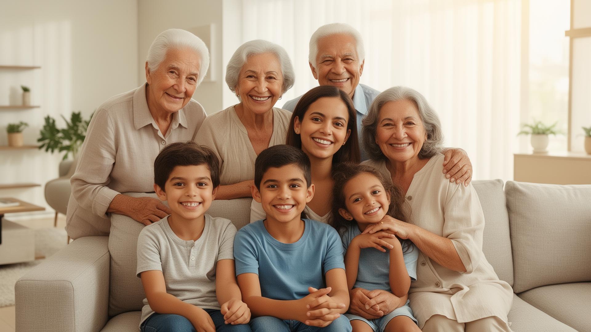 Família atendida por consultor da Humana Saúde recebendo 2ª via do boleto pelo celular